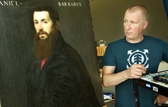 Image of Restoring Canada's only Titian