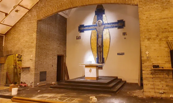 Image of Race to preserve post-war altarpiece