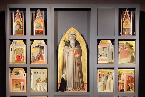 Image of Uffizi Restores and Redisplays Lorenzetti Polyptych