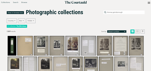 Image of British Pictures at Witt Library Website Live!